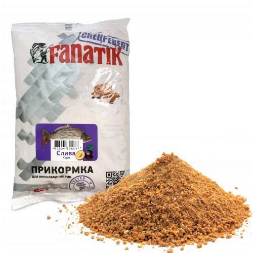 

Прикормка FANATIK Слива Карп 1 кг