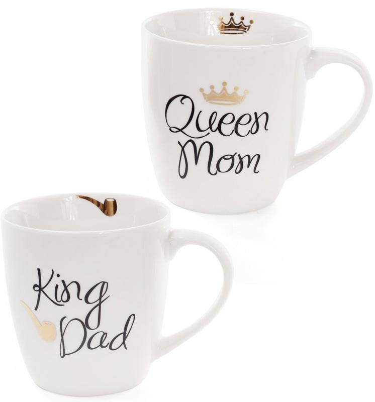 

Кружка фарфоровая "Моя королевская семья" 520мл ("King Dad" & "Queen Mom")