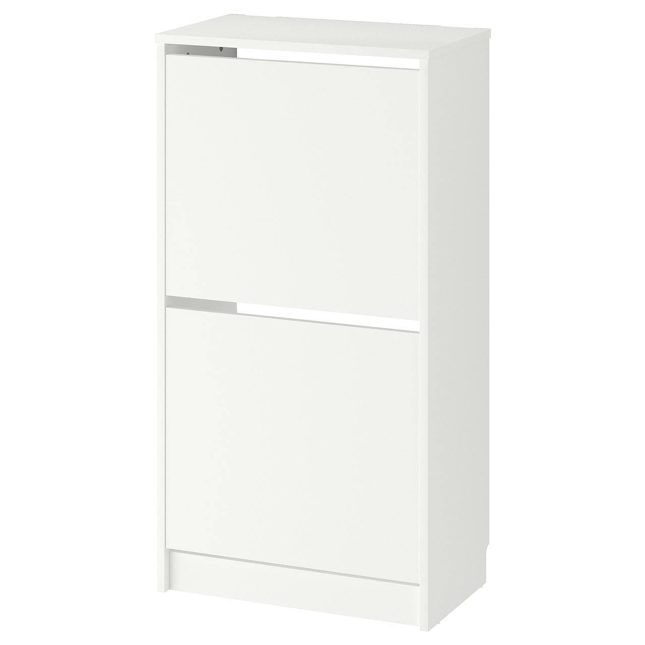 

Шкафчик для обуви IKEA BISSA 2 ящика белый 49x93 см 502.427.37