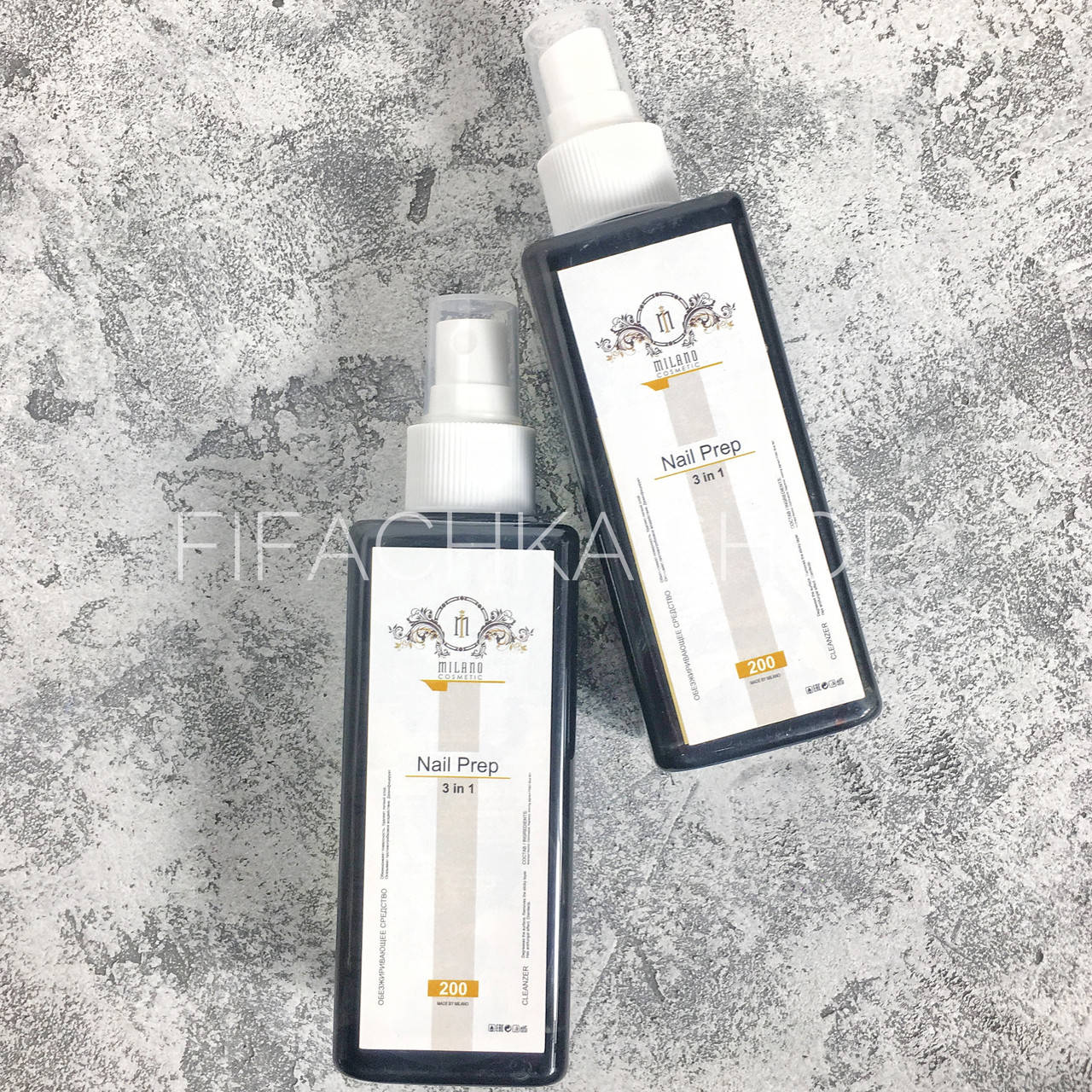 

Жидкость для снятия липкого слоя, обезжириватель и дегидратор 3 в 1 Milano Nail Prep 200 мл