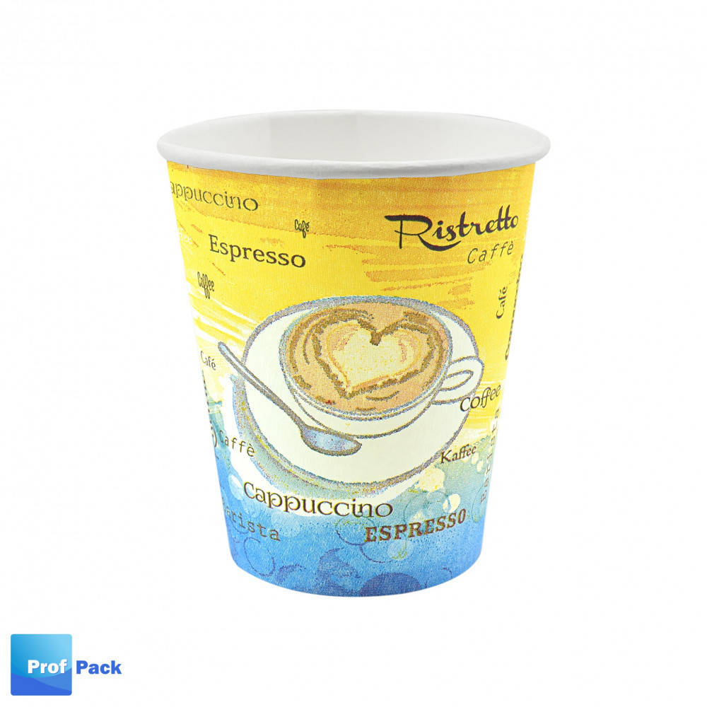 

Стакан бумажный с рисунком Ristretto, 175 мл, 50 шт/уп (кр70)