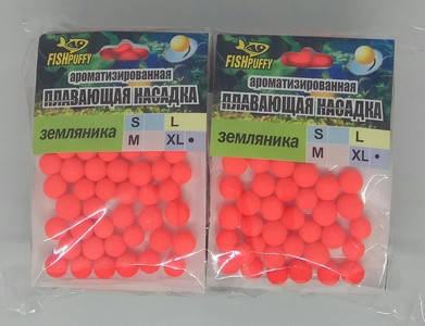 

Плавающая насадка Технопуф Fishpuffy Земляника XL