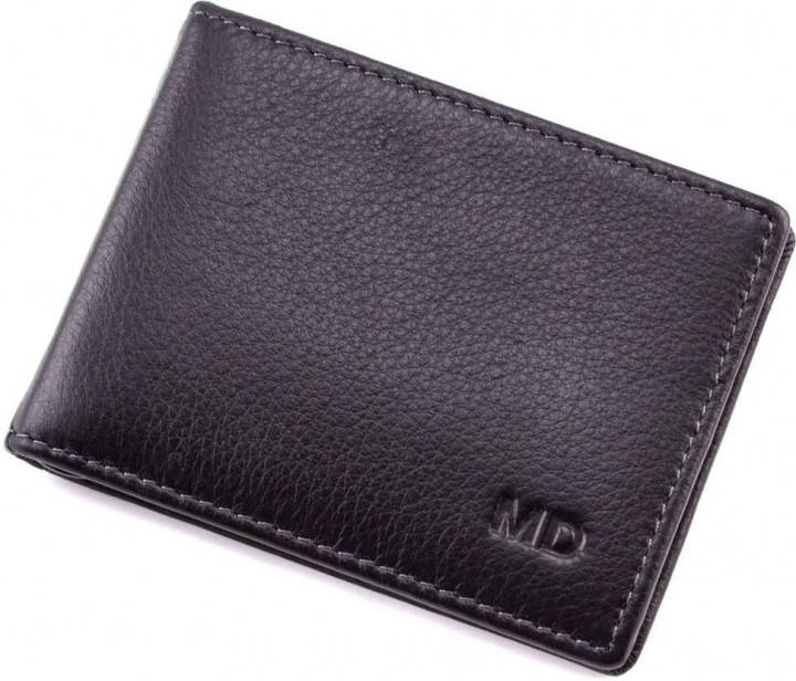 

Чёрный кожаный зажим для денег Horton Collection TR3M-282A, Черный