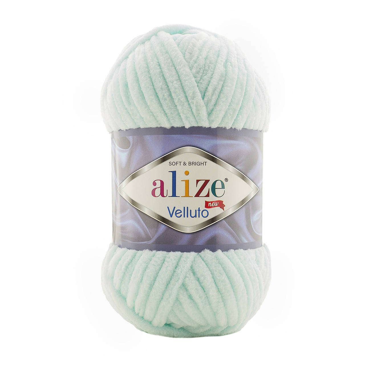 

Пряжа Alize Velluto 15 светлый тиффани