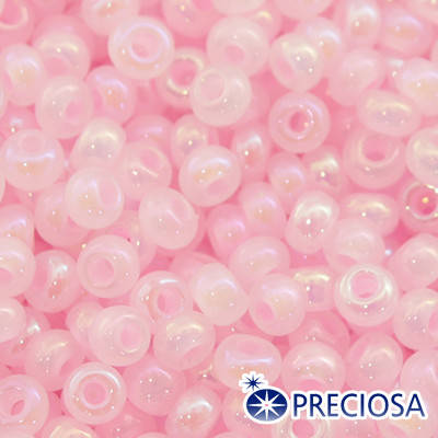 

Бисер Preciosa 10/0 цв. 57526, Непрозрачный Радужный OL, Розовый, Круглый