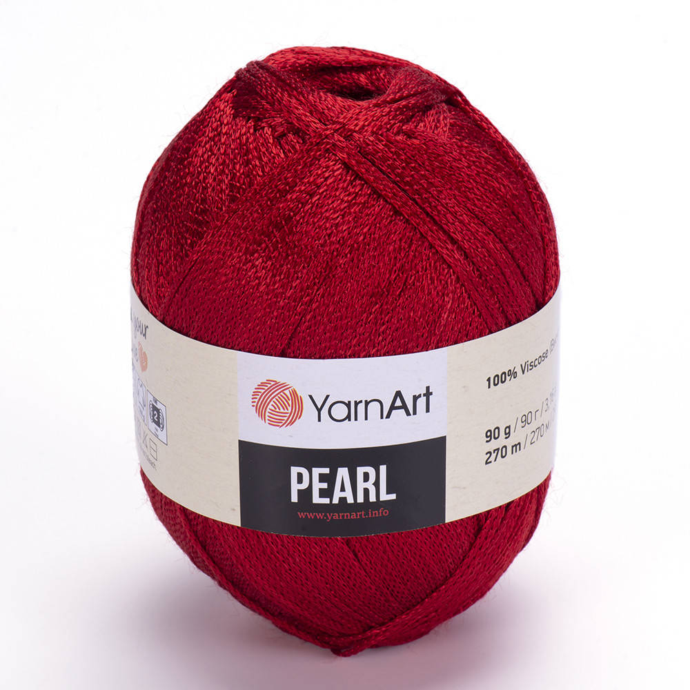 

Yarnart Pearl № 118 красный