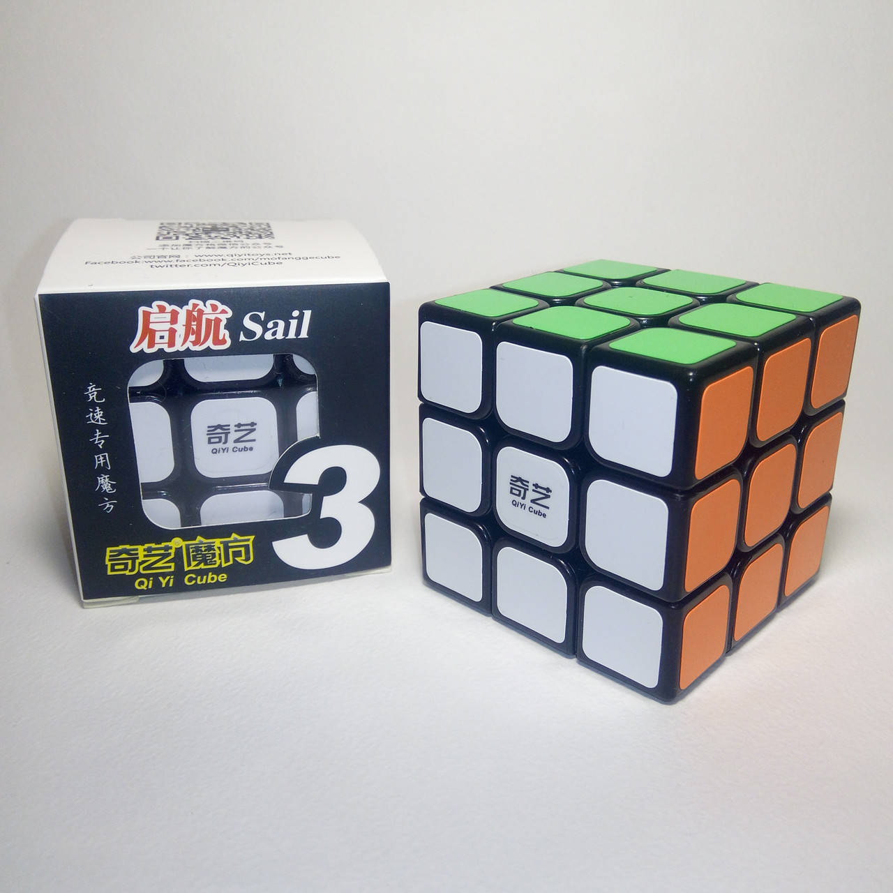 

Кубик Рубика 3х3 Qiyi-Mofange Sail Black (кубик-рубика), Черный