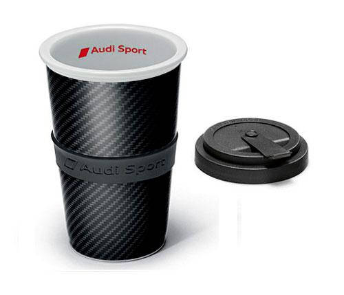 

Фарфоровая кружка Audi Mug Carbon, Audi Sport (3291501000 / 3291800800), Черный