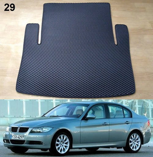 

Коврик ЕВА в багажник BMW 3 E90, Е91, Е92 '05-11, Черный