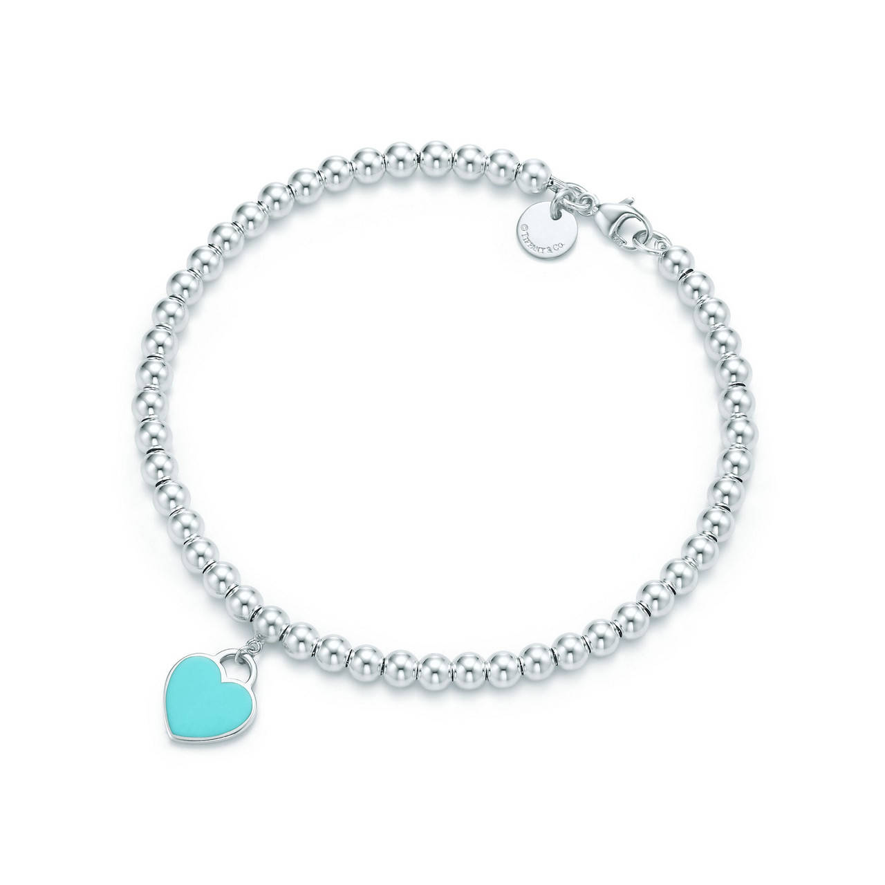 

Серебряный браслет Tiffany & Co мятное сердце
