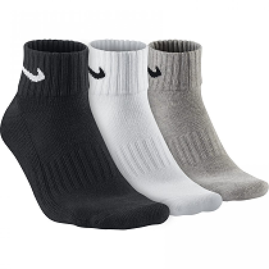 

Носки спортивные Nike Value Cush Ankle 3 пары (SX4926-901) L (42-46), Разные цвета