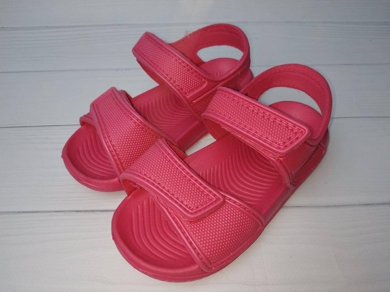 

Пляжные сандали для девочки George Великобритания Размер 26 (15.5 см), Малиновый