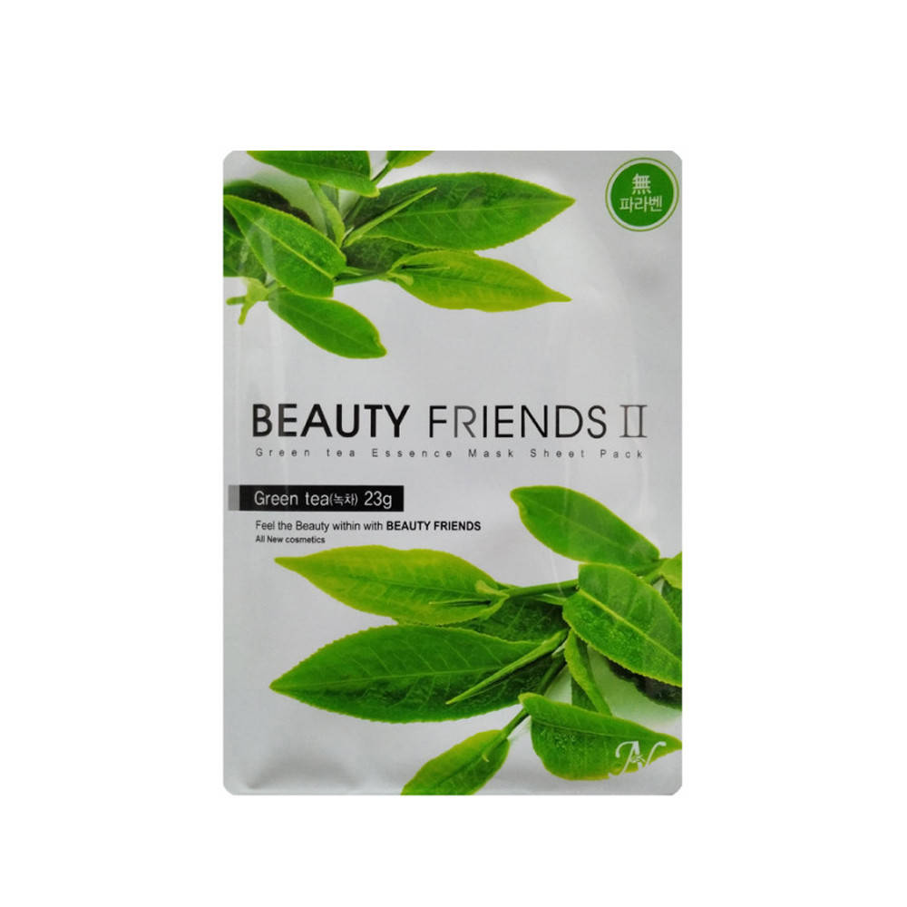 

Маска для лица ткань Зеленый чай Beauty Friends