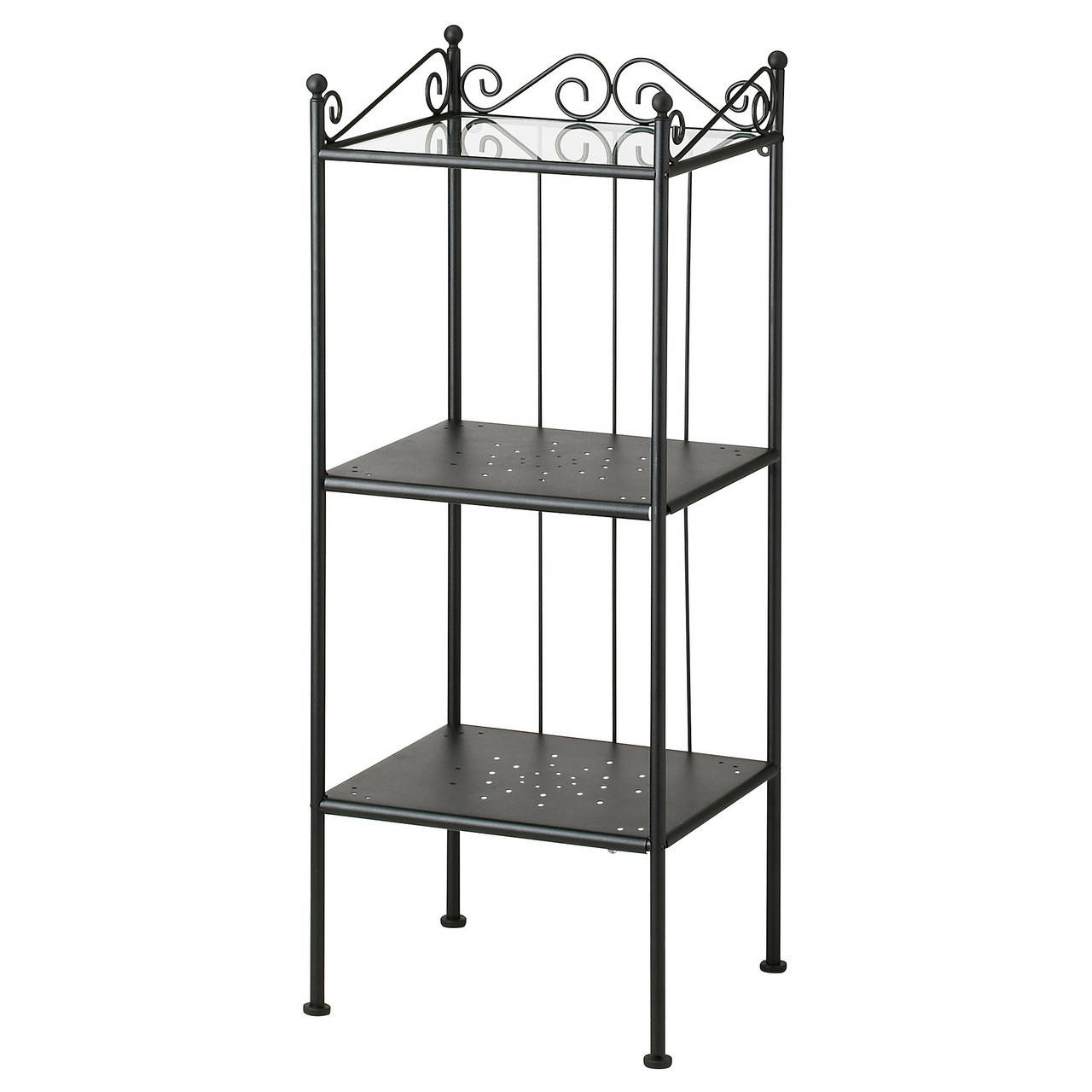 

IKEA RONNSKAR (100.937.63) Шкаф, черный