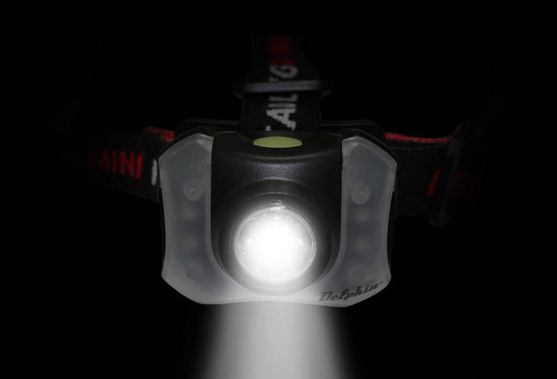 

Налобный фонарик для рыбалки, фонарик налобный, фонарик Delphin POLAR X 5+4 LED