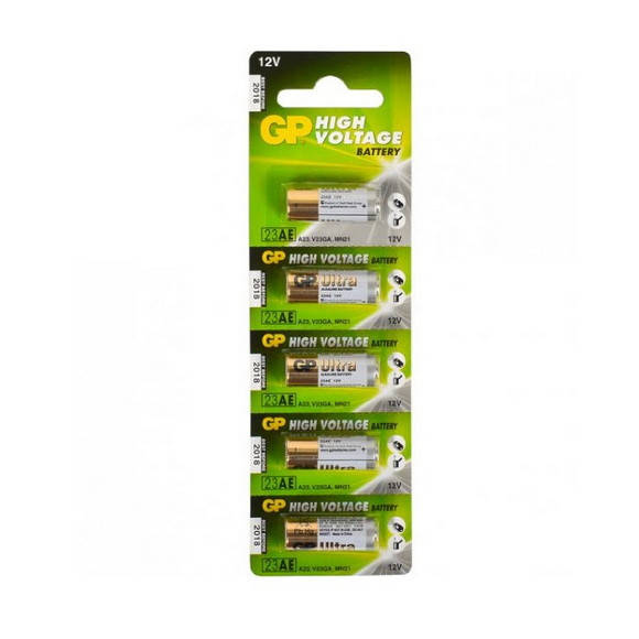 

Батарейки мини-бочонок, размер 23A, тип GP-23A HIGH VOLTAGE 12V