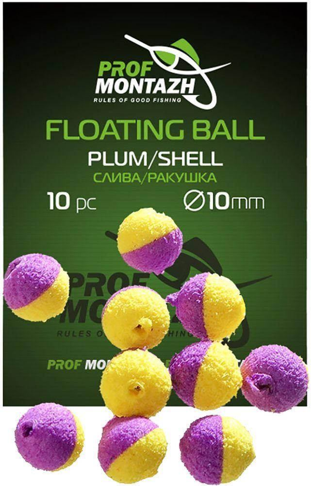 

Плавающая насадка Prof Montazh Слива/Ракушка "Plum/Shell" 10 мм 10 шт. (18421)