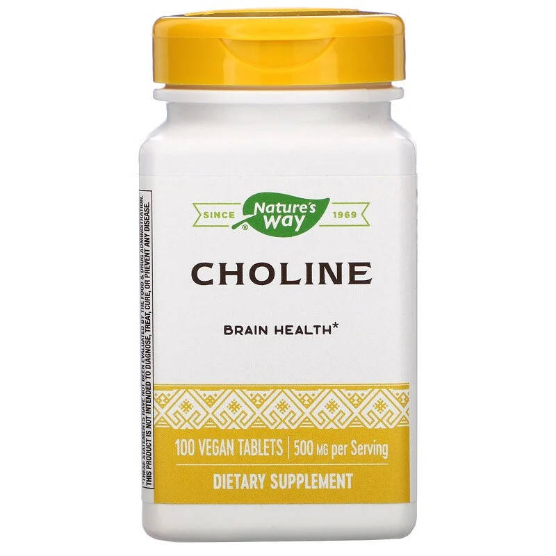 

Холин (Choline) 500 мг 100 таблеток