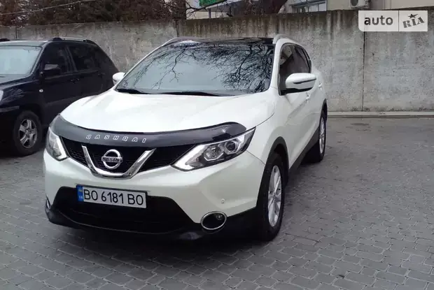

Дефлектор капота на Nissan Qashqai II 2014-2017. Мухобойка на Nissan Qashqai 2