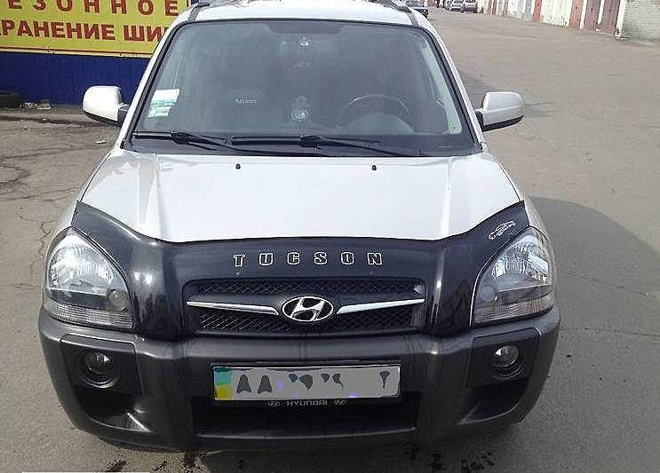 

Дефлектор капота, мухобойка Hyundai Tucson 2004-2009 VIP Tuning