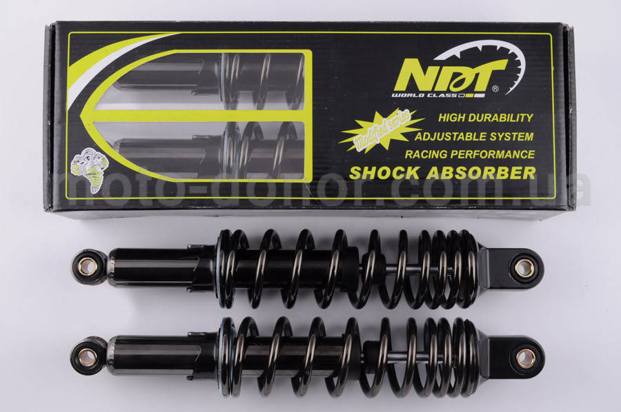 

Амортизаторы (пара) Delta 340mm, регулируемые, мягкие "NDT" (дымчатые)