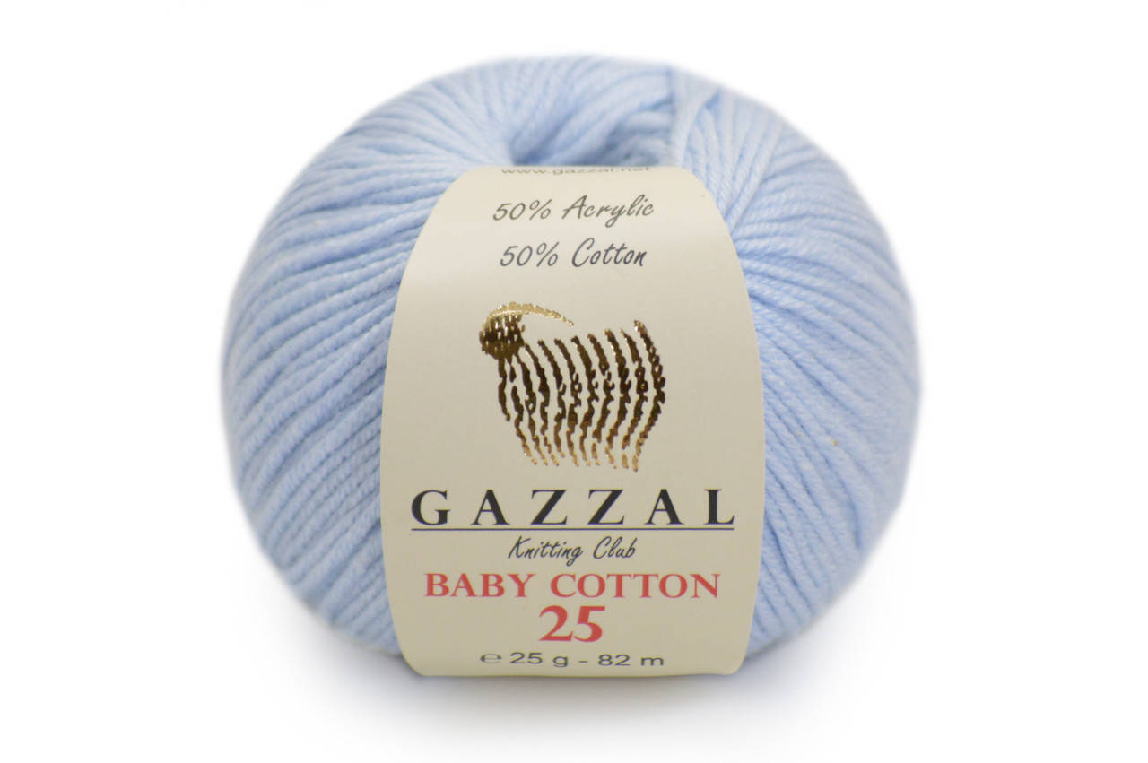 

Gazzal Baby Cotton-25, Голубой №3429