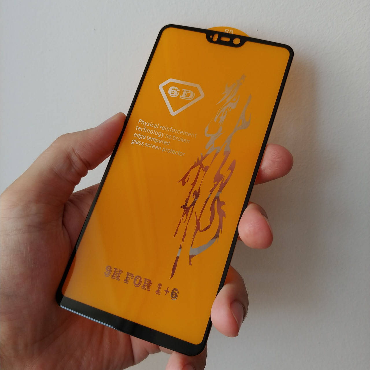 

Защитное стекло 6D Full Glue для oneplus 6 / One Plus 6 / 1+6, Черный