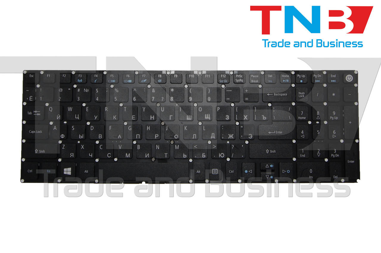 

Клавиатура Acer Aspire E5-522 E5-722 E5-772 E5-752 E5-573 E5-773 E5-774 черная, Черный