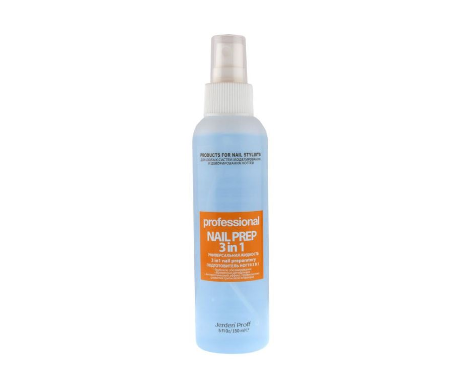 

Подготовитель ногтя 3 в 1 Jerden Proff NAIL PREP 3in1, 150 мл