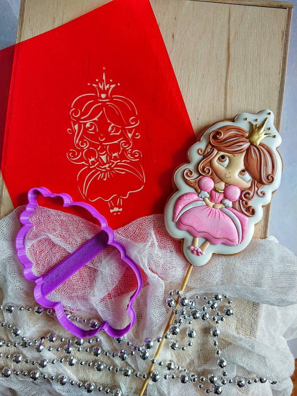 

3D формочки-вырубки для пряников "Принцесса 3"