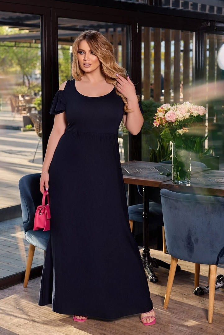 

Женское Стильное Платье в пол Батал