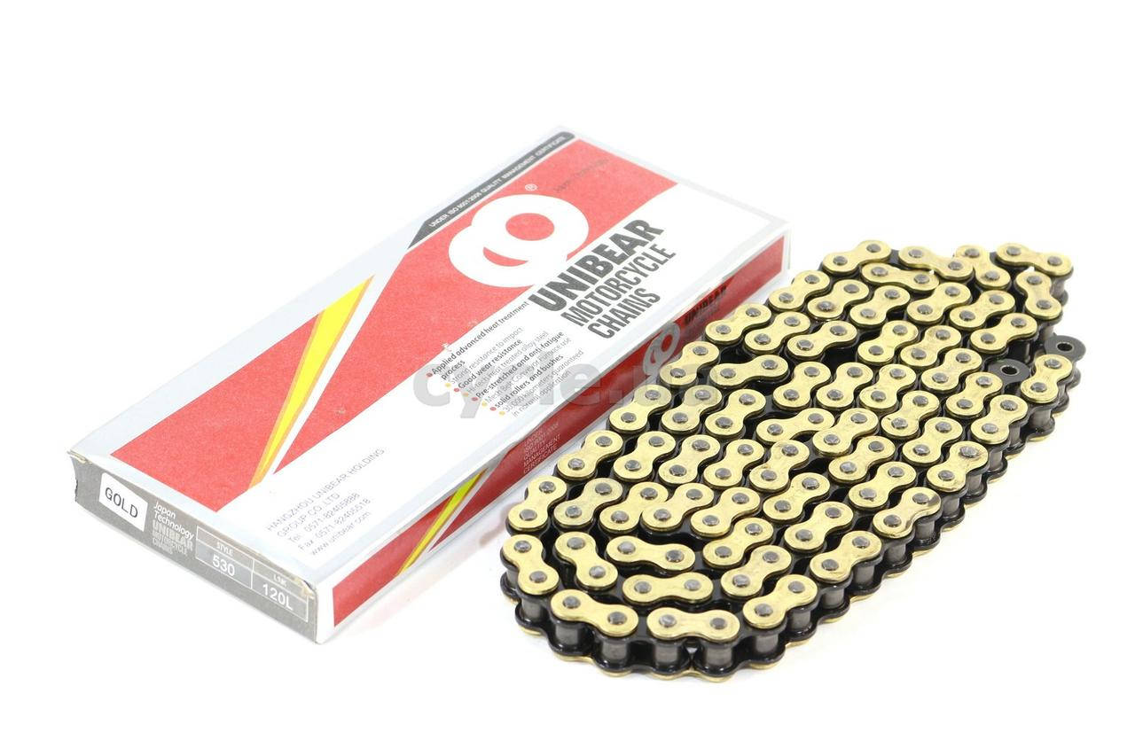 

Цепь приводная 520-120 L UNIBEAR GOLD (усиленная)