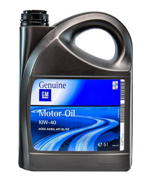 

Моторное масло GM Motor Oil 10W-40 5л (93165216) Org 93165216