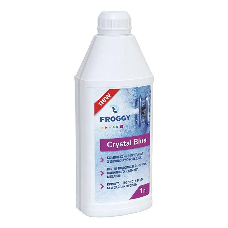 

Комплексный препарат для обработки воды Froggy Crystal Blue (1 л)