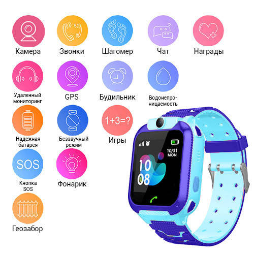 

Smart часы детские с GPS TD07S + камера