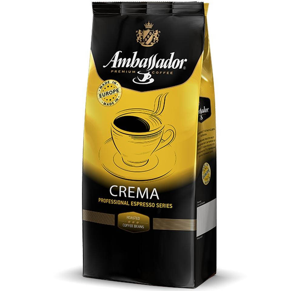 

Кофе в зернах Ambassador Crema 1кг, Польша