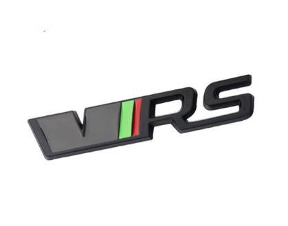 

Эмблема надпись багажника Skoda VRS новый тип чёрная