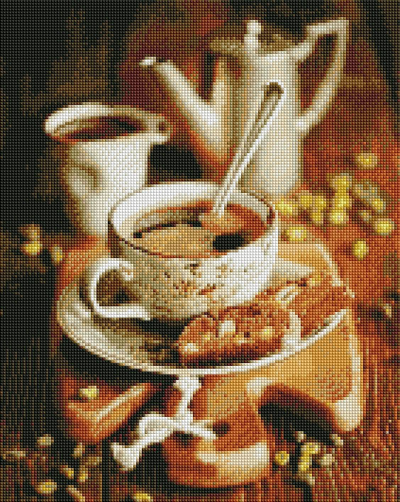 

Алмазная мозаика ArtStory Кофе с печеньем 40*50см в коробке