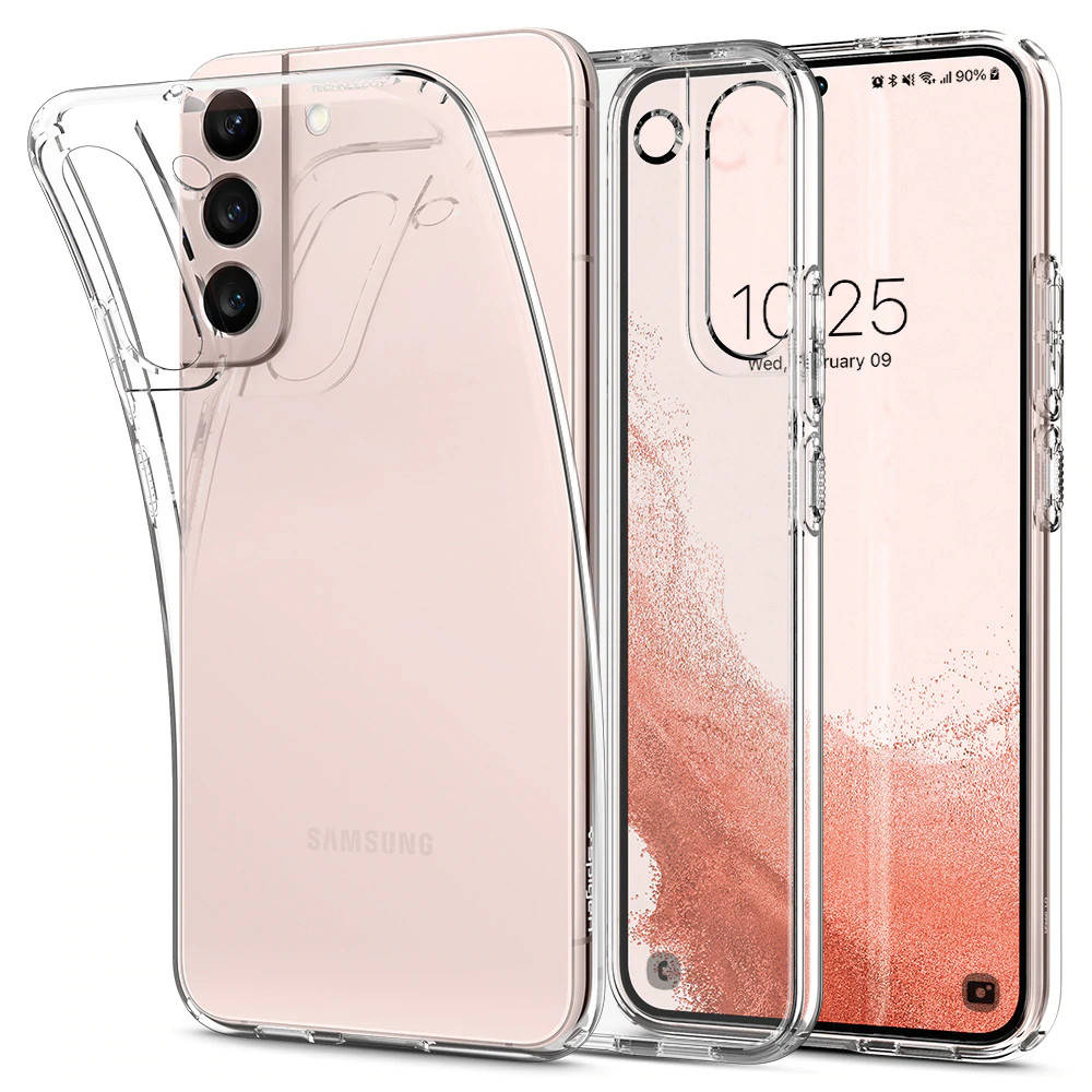 

Чехол Spigen Liquid Crystal для Samsung Galaxy S22 Crystal Clear (ACS03984), Прозрачный