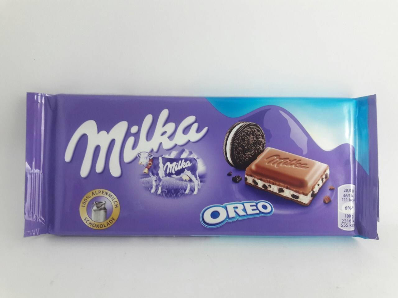 

Шоколад Milka Oreo 100гр.
