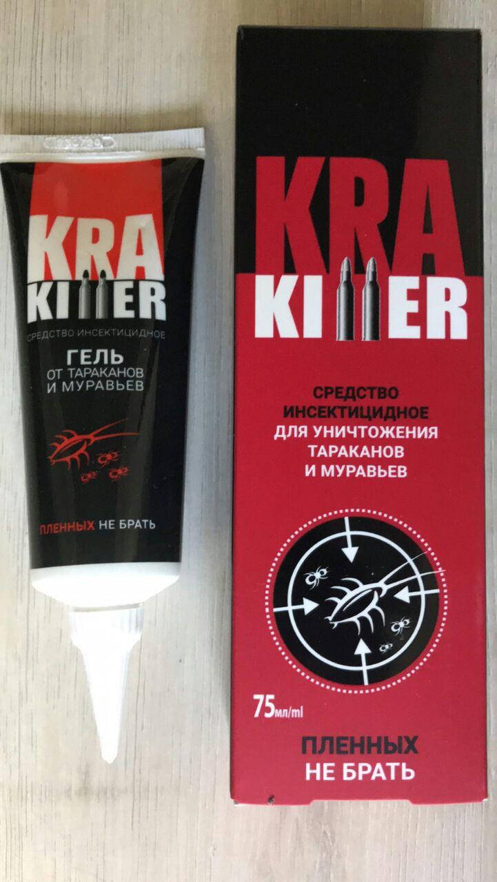 

KRA KILLER гель от тараканов и муравьев 75 мл.