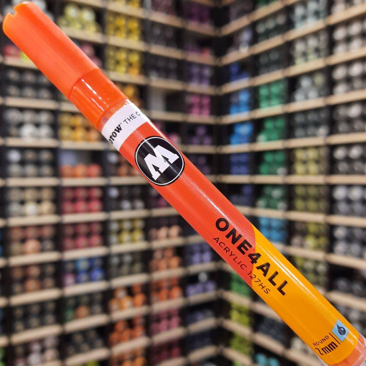 

Акриловый маркер Molotow ONE4ALL 127HS Dare Orange (Оранжевый) 2мм