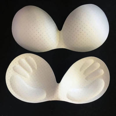 

Белые 2(В) цельные вкладыши поролоновые (чашки) для бюстгальтера с push-up (Н-06), Белый