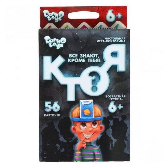 

Настольная детская игра "Кто Я", "Danko Toys" ДТ-МН-14-04