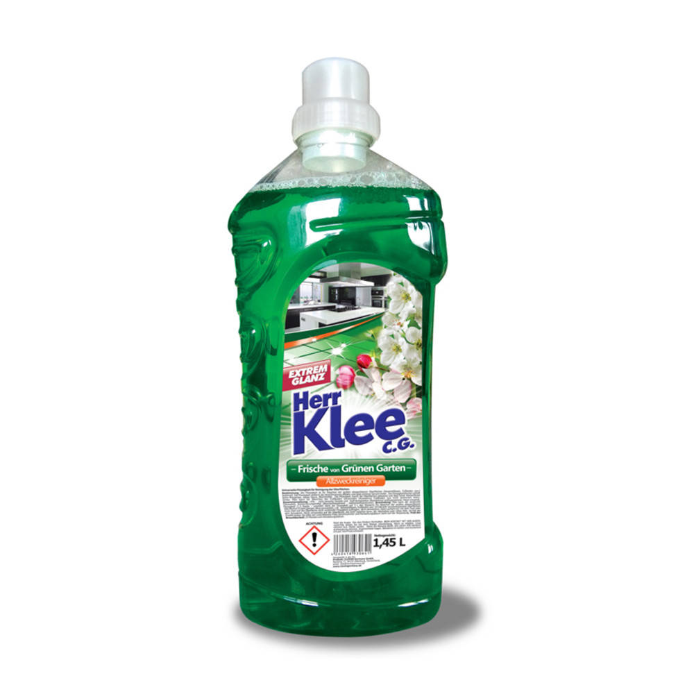 

Универсальное средство для мытья пола Herr Klee зеленый сад 1450 мл