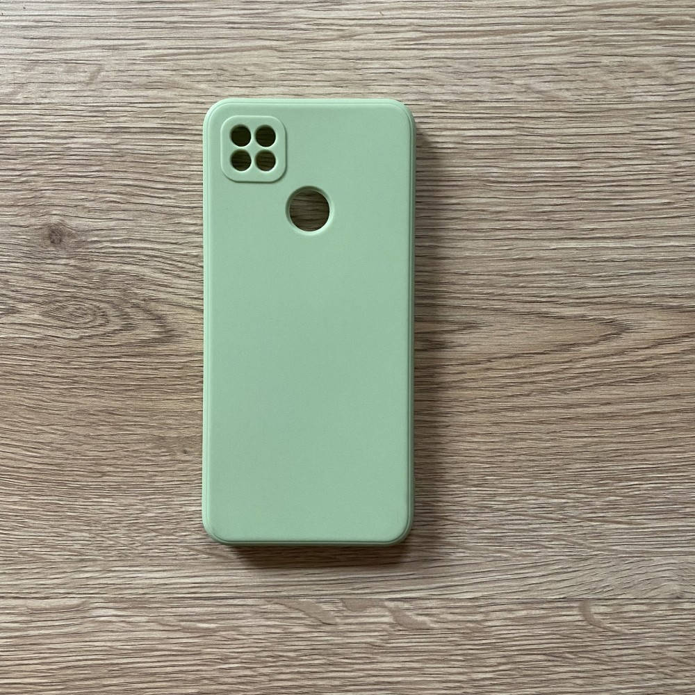 

Силиконовый чехол бампер для Xiaomi Redmi 9C светло-зеленый