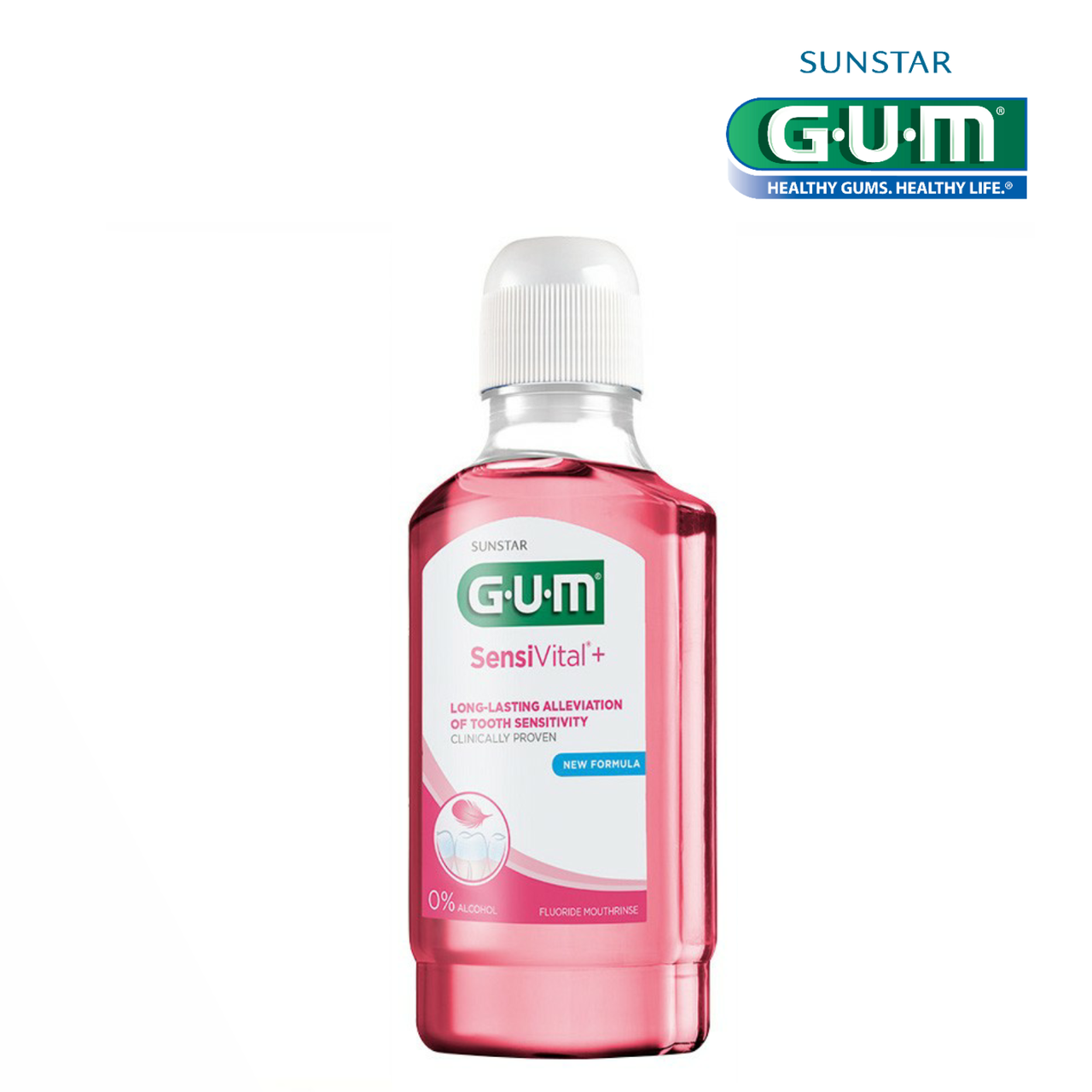 

Ополаскиватель для полости рота GUM SENSIVITAL+ 300 мл