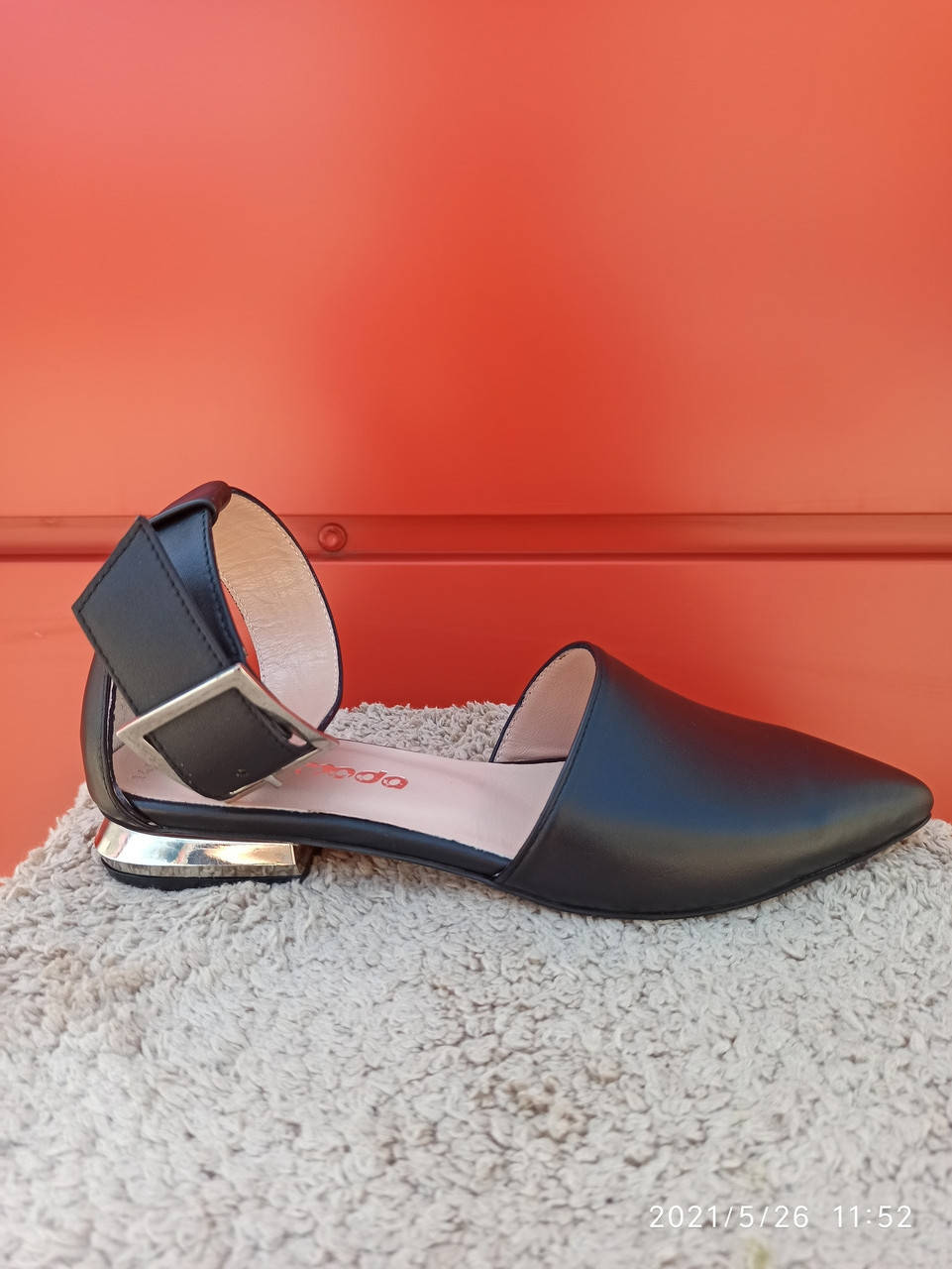 

Босоножки Evromoda черные с закрытой пятой и пальцами