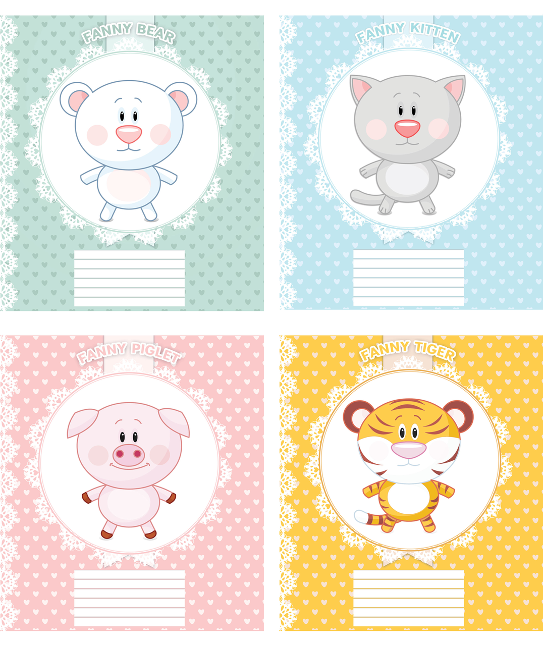 

/Тетрадь 12л (линия) 2795л Смешные зверушки