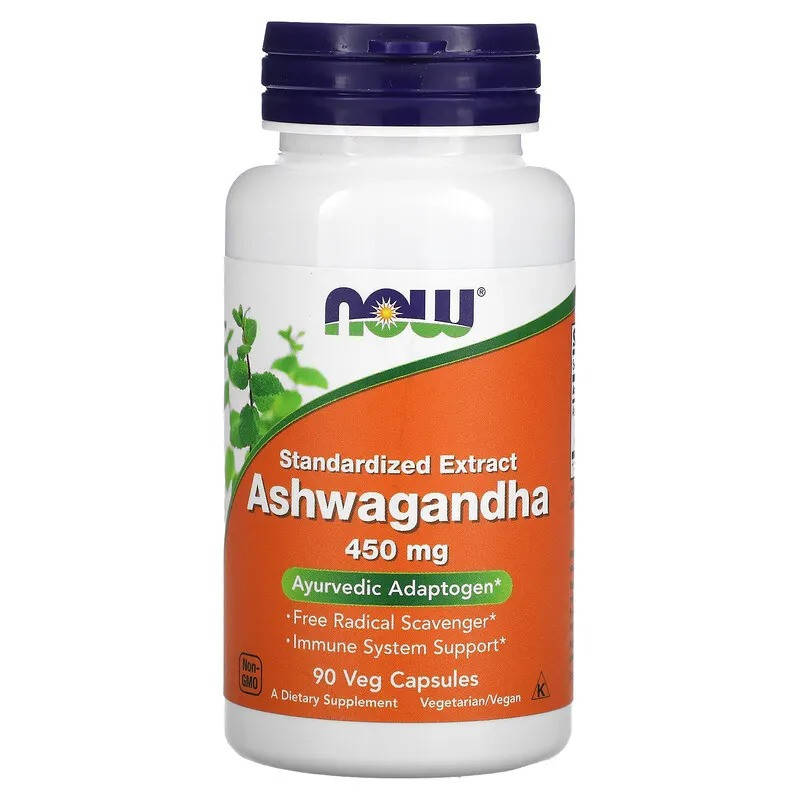 

Ашвагандха NOW Foods "Ashwagandha" 450 мг (90 капсул)